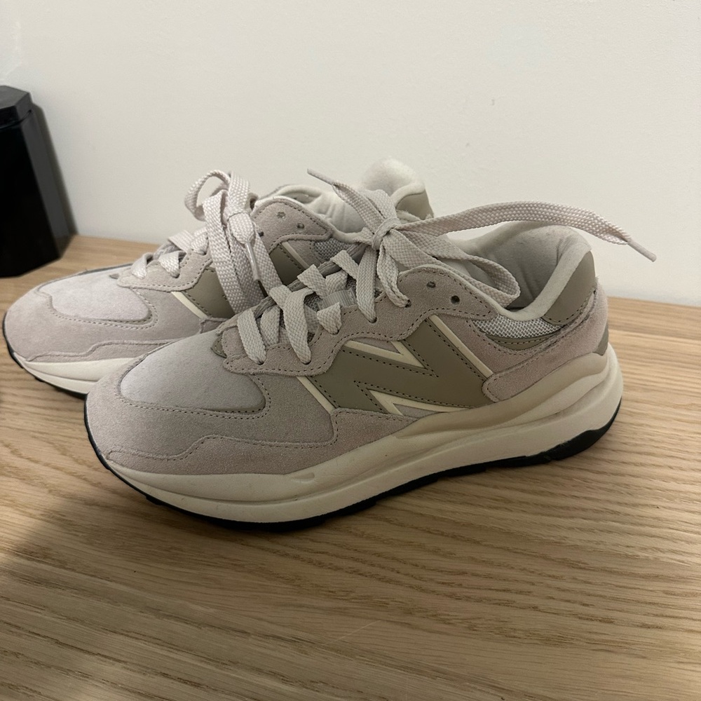 New Balance Women's Beige and Cream Sneakers